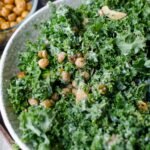 nuts and parsley in a bowl